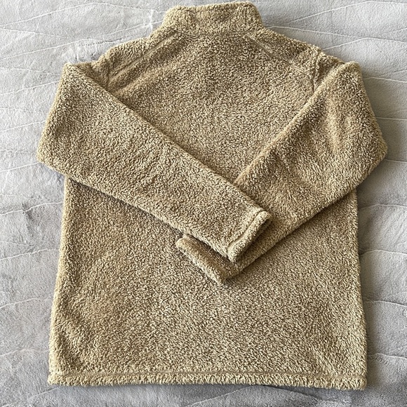 Mens PATAGONIA Light brown/tan fur quarter zip - Picture 3 of 3
